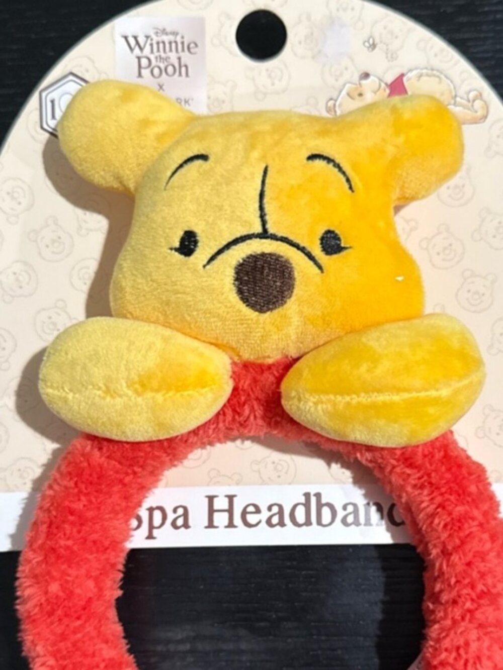 Disney Winnie The Pooh Spa Headband Ears Mickey Ears Yellow Red